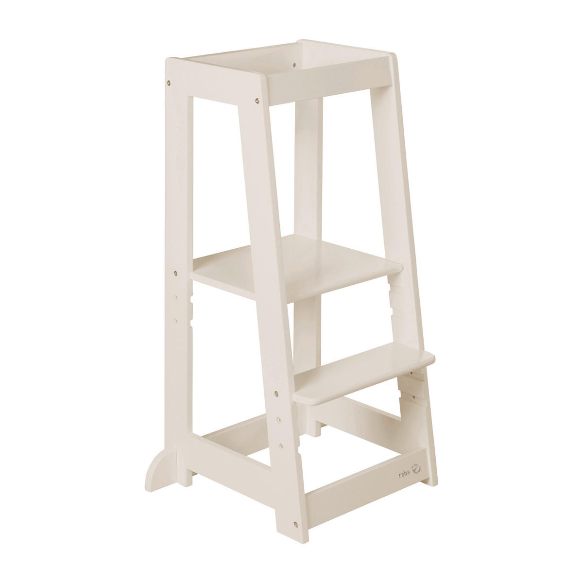 LERNTURM Monti Step  - Kaschmir, Basics, Holzwerkstoff (39,5/88/42cm) - Roba