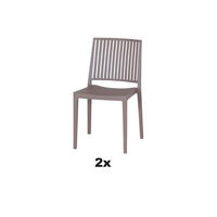 STAPELSTUHL Taupe  - Taupe, Basics, Kunststoff (57/80/56cm) - Siena Garden