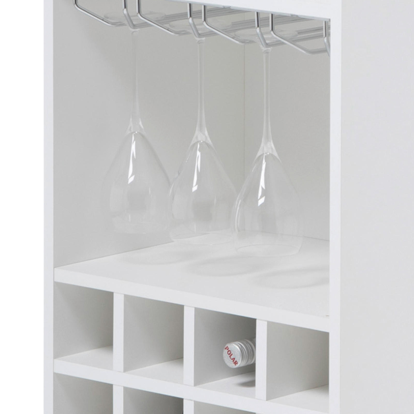 MASĂ DE BAR din metal, material pe bază de lemn 115/50/104 cm   - gri deschis/alb, Konventionell, metal/material pe bază de lemn (115/50/104cm) - Carryhome
