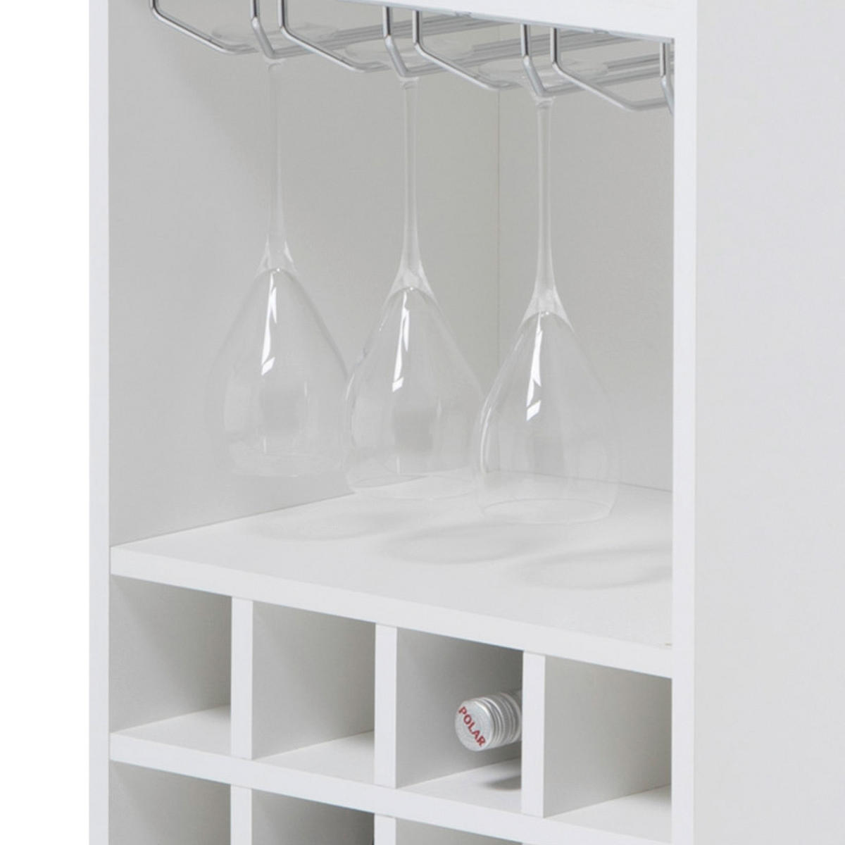 BARTISCH rechteckig Weiß, Hellgrau  - Hellgrau/Weiß, KONVENTIONELL, Holzwerkstoff/Metall (115/50/104cm) - MID.YOU