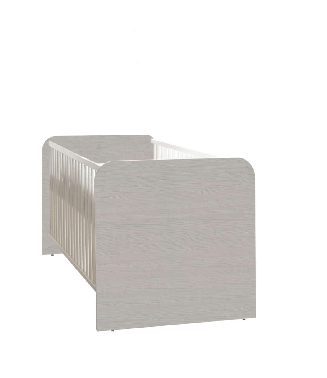 POSTÝLKA S PŘÍČKAMI 70 cmx140 cm - bílá, Basics, kompozitní dřevo (144/82/80cm)