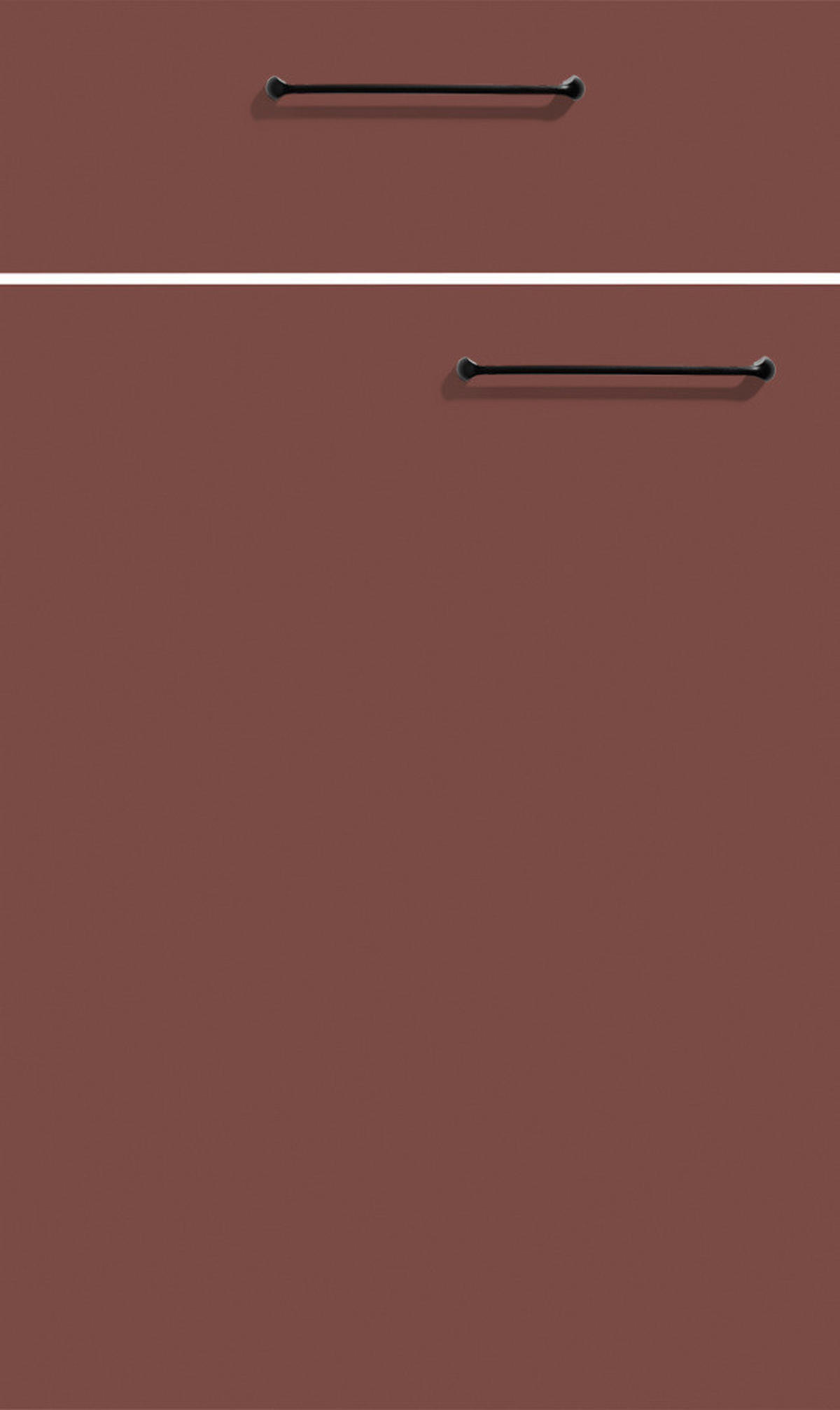 ECKKÜCHE 276/183 cm  in Rot, Anthrazit  - Anthrazit/Rot, Basics, Holzwerkstoff (276/183cm) - Welnova