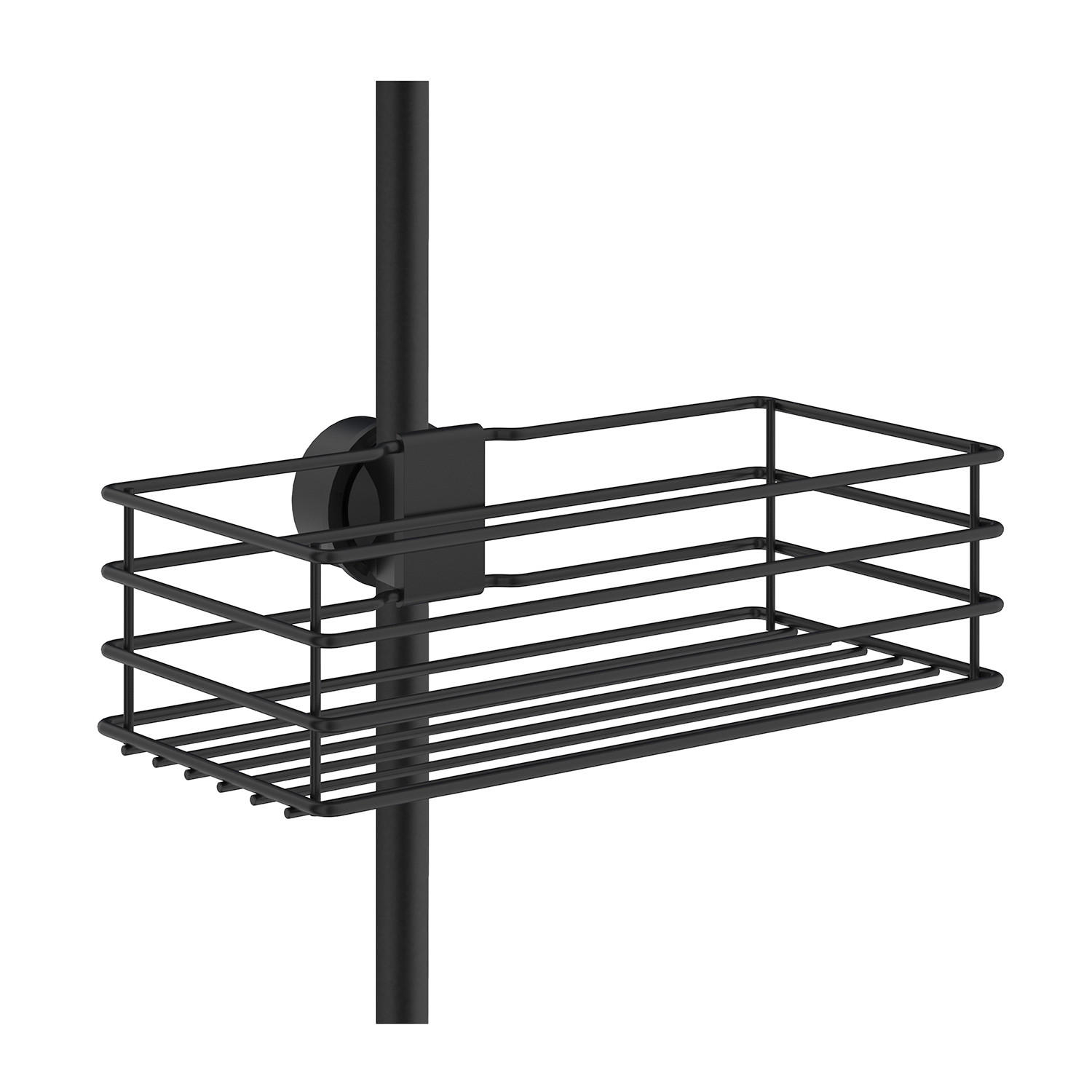 ZUHANYKOSÁR 25/7,2/12 cm  - fekete, Basics, fém (25/7,2/12cm)