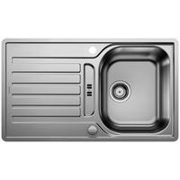 SPÜLE 519717  - Edelstahlfarben, Basics, Metall (86/16,5/50cm) - Blanco