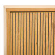 SIDEBOARD Line in 150/75/40 cm - Eichefarben/Schwarz, Design, Holzwerkstoff/Metall (150/75/40cm) - Carryhome