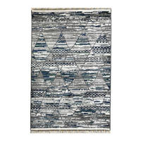 LÄUFER 80/300 cm Intense  - Weiß/Dunkelblau, KONVENTIONELL, Textil (80/300cm) - Novel