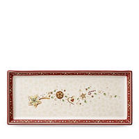 PLADENJ    35/16 cm          - rdeča/bela, Basics, keramika (35/16cm) - Villeroy & Boch