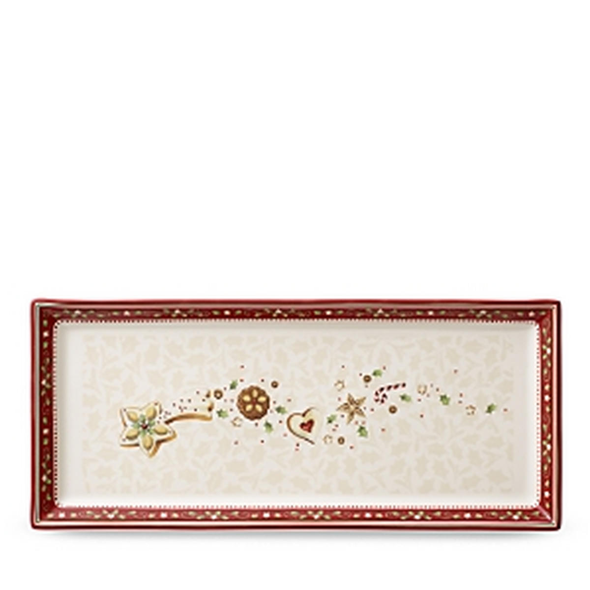 PLADENJ    35/16 cm          - rdeča/bela, Basics, keramika (35/16cm) - Villeroy & Boch