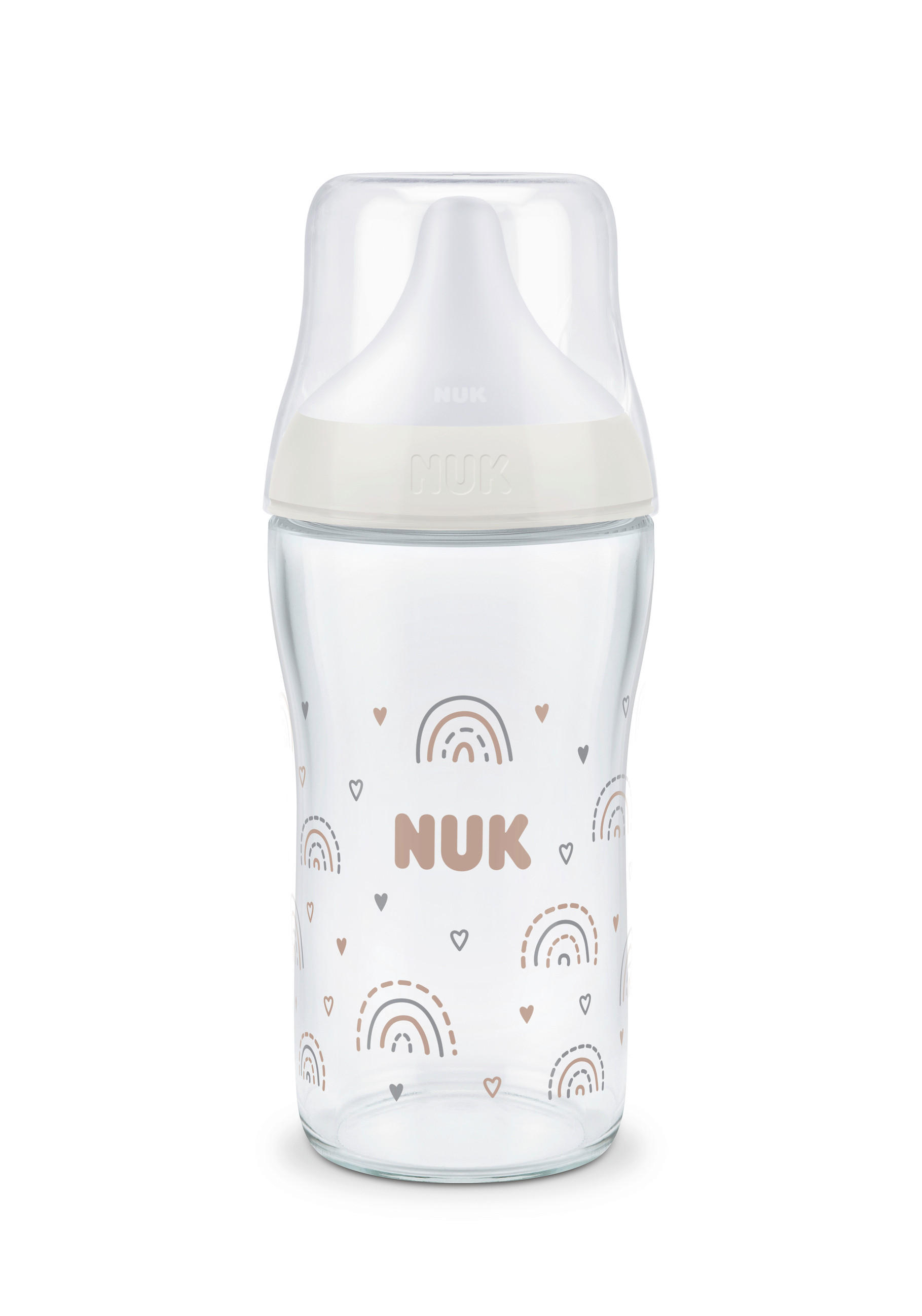 BABYFLASCHE Perfect Match 230 ml  - Weiß, Basics, Glas (230ml) - NUK