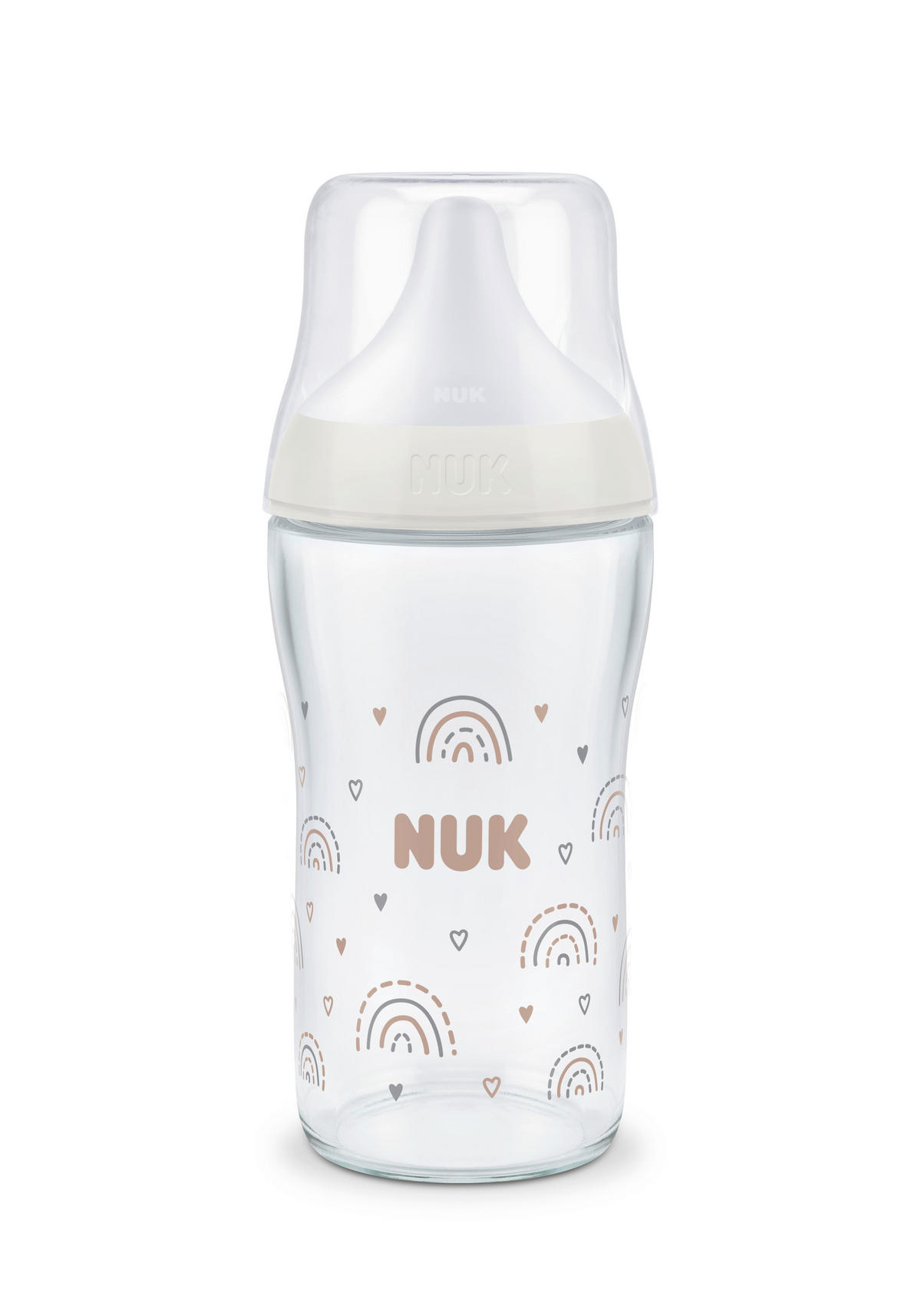 BABYFLASCHE Perfect Match 230 ml  - Weiß, Basics, Glas (230ml) - NUK