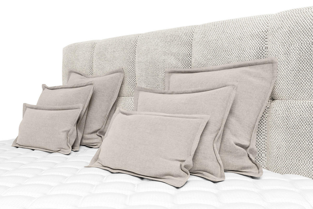 ZIERKISSENSET   70-50/60-25/10 cm  - Beige, Modern, Textil (70-50/60-25/10cm) - MID.YOU