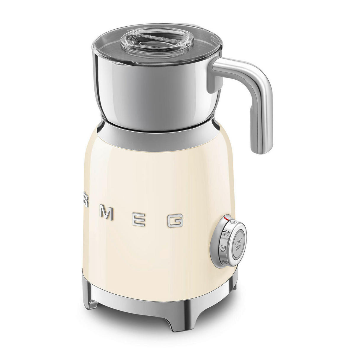 MILCHSCHÄUMER 50's Style  - Creme, Trend, Metall (18.4/25.1/14.2cm) - SMEG