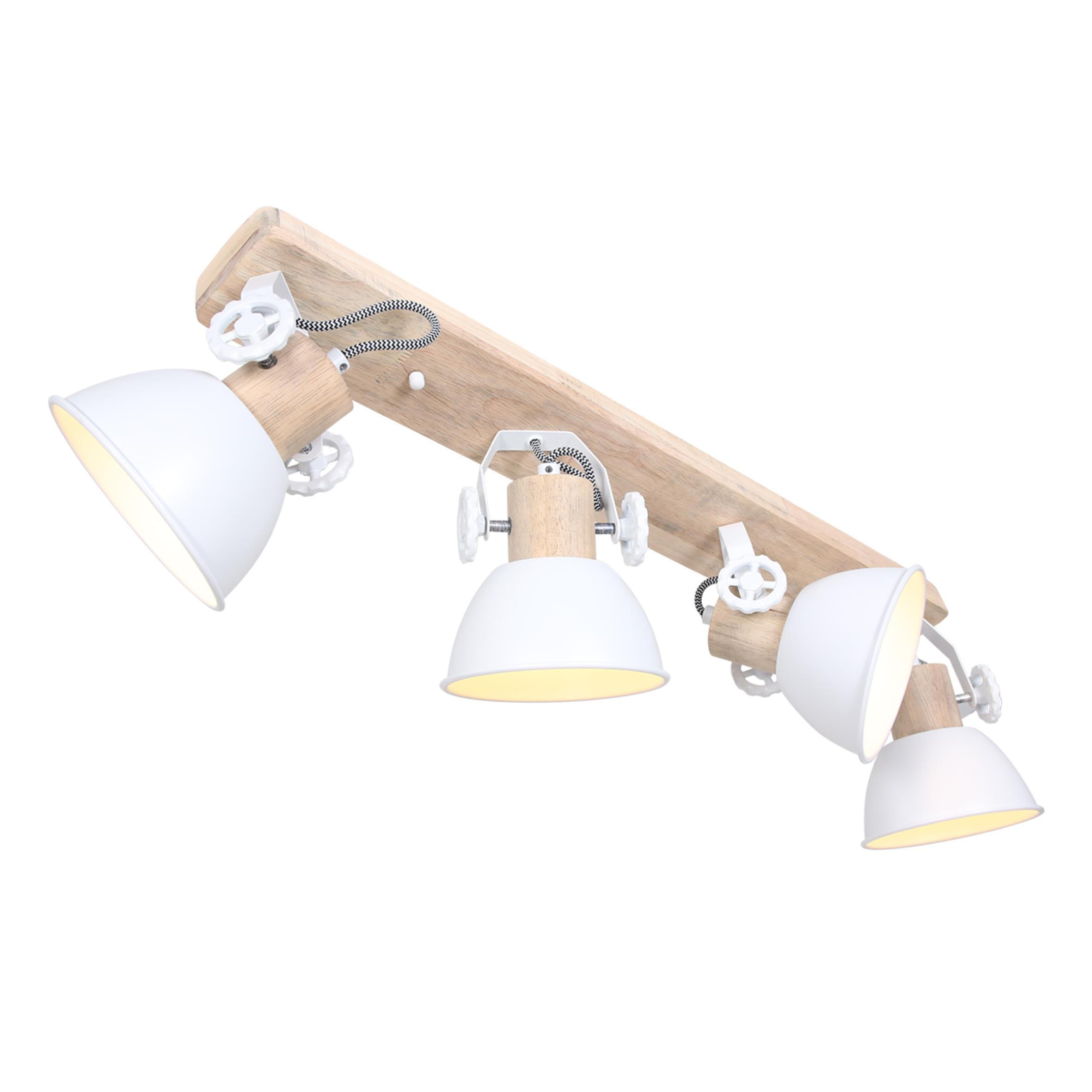 DECKENSPOTS 15/23/90 cm - Anthrazit, Trend, Holz/Metall (15/23/90cm)