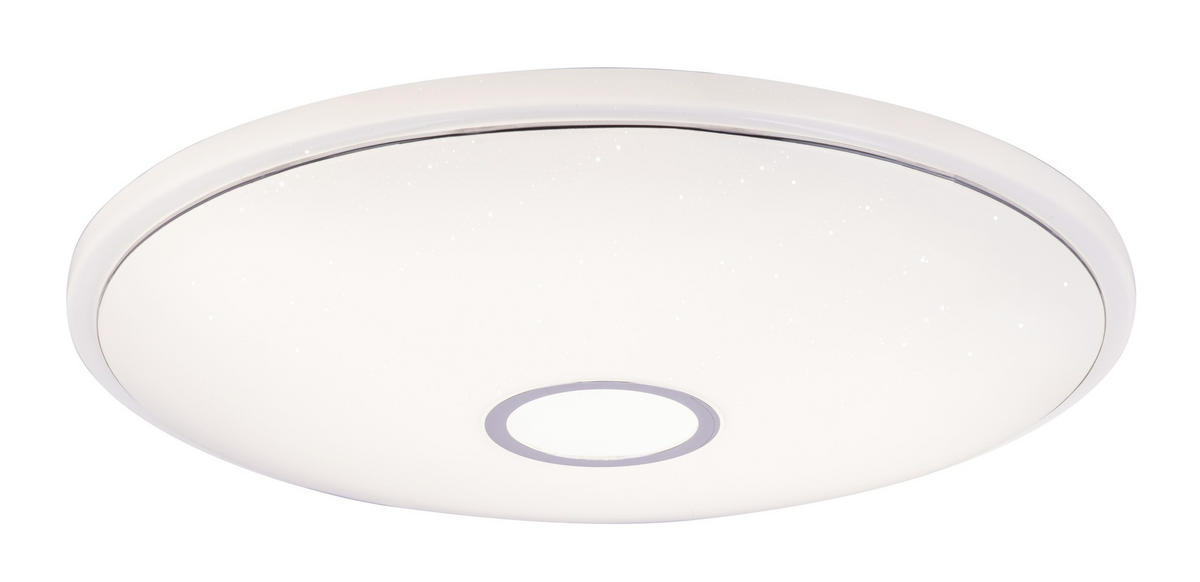 LED-DECKENLEUCHTE 30 W  68/10 cm    - Weiss/Opal, Basics, Kunststoff/Metall (68/10cm) - Globo