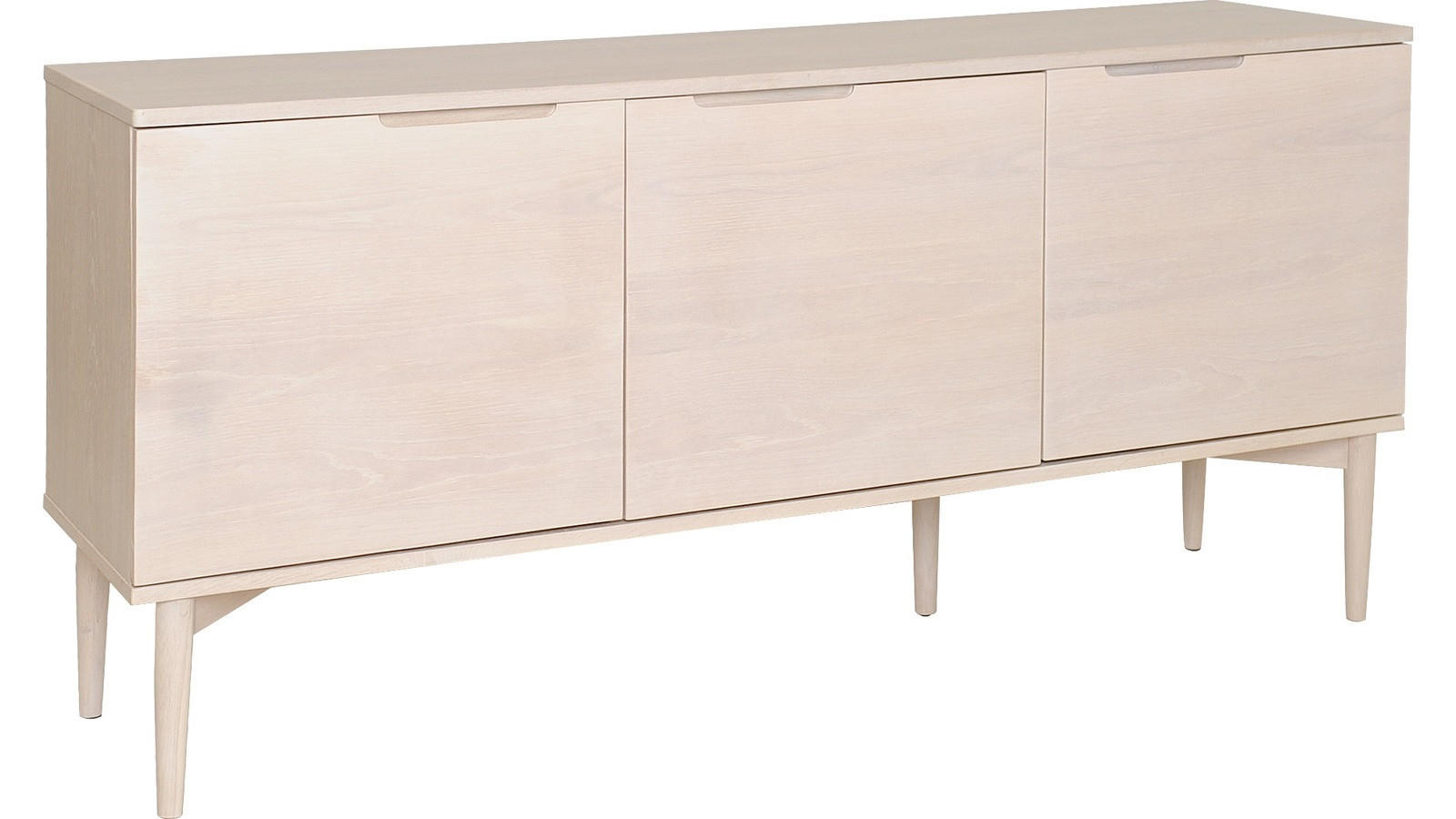 SIDEBOARD 161/76/41 cm  - vit/ekfärgad, Design, metall/trä (161/76/41cm) - Best Price
