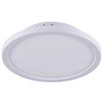LED-DECKENLEUCHTE 30/30/5,2 cm   - Weiß, Design, Metall (30/30/5,2cm) - Novel