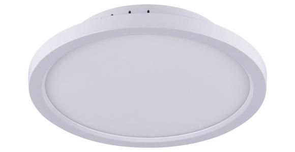 LED-DECKENLEUCHTE 30/30/5,2 cm - Weiß, Design, Metall (30/30/5,2cm) - Novel