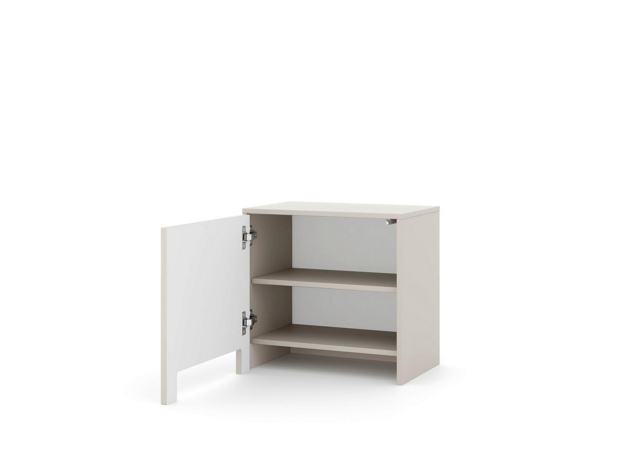 NACHTKÄSTCHEN 50/49/35 cm  in Kaschmir  - Kaschmir, Design, Holzwerkstoff (50/49/35cm) - MID.YOU