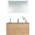 BADEZIMMER - Eichefarben/Grau, Design, Glas/Holz (100cm) BADEZIMMER - Eichefarben/Grau, Design, Glas/Holz (100cm)