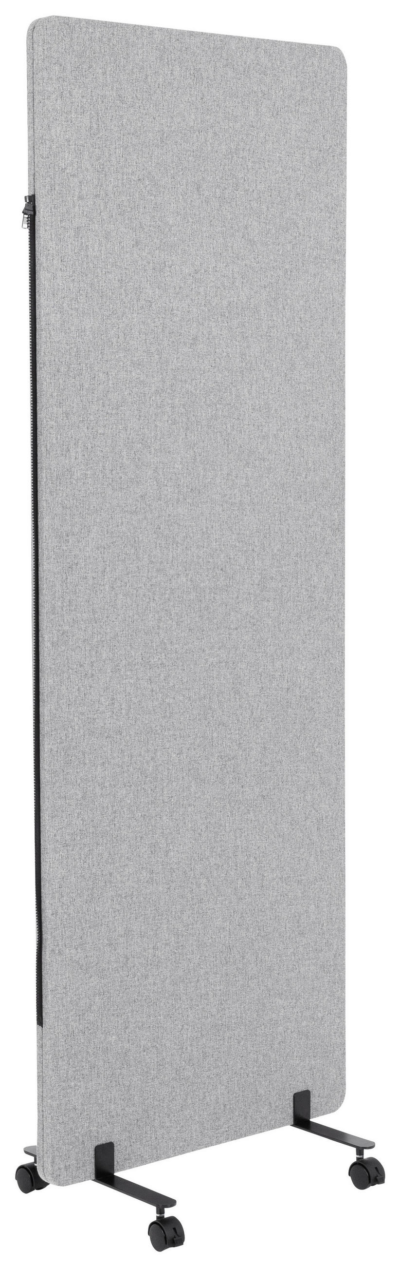 TRENNWAND  in Hellgrau  - Hellgrau, Basics, Kunststoff/Textil (60/177/3cm) - MID.YOU