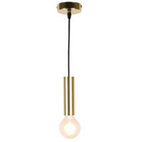 PENDELLAMPA Dallas 10/10/110 cm  - svart/guldfärgad, Klassisk, metall (10/10/110cm)