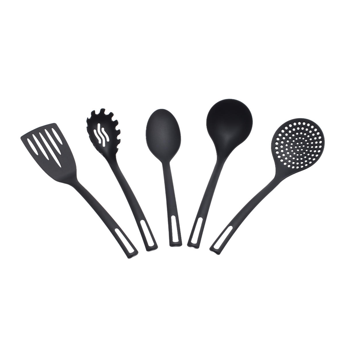 SADA KUCHYŇSKÉHO NÁČINÍ 5dílné - černá, Basics, plast - Homeware Profession.