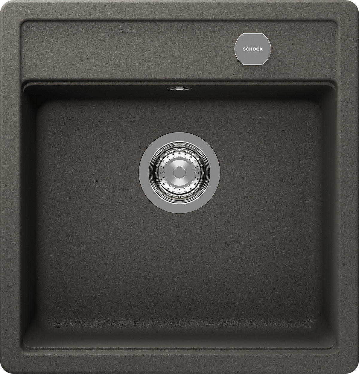 SPÜLE NEMN100SAGAS  - Graphitfarben, Basics, Stein (49/29/51cm) - Schock
