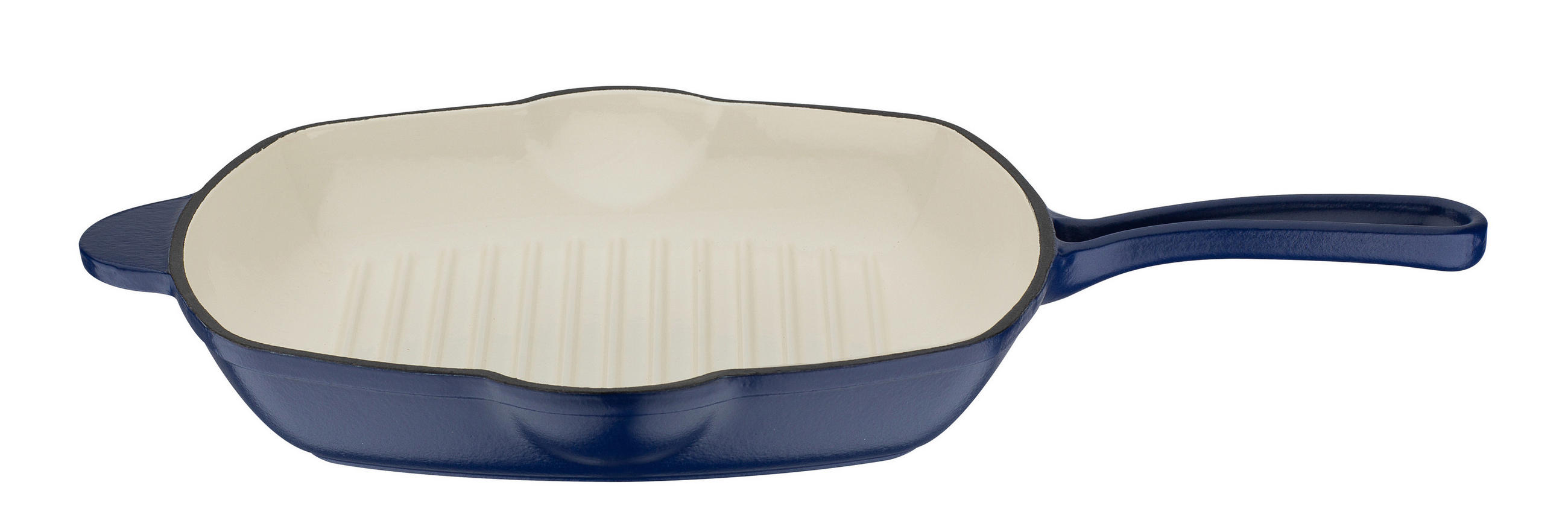 GRILLPFANNE - Dunkelblau, Basics, Metall (28/28/4,5cm) - GSW