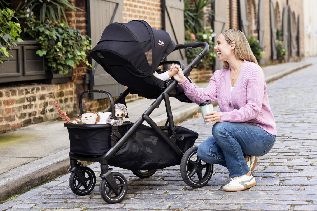 KINDERWAGENSET Versiti Trio Set  - Schwarz/Olivgrün, Basics, Textil (66cm) - JOIE SIGNATURE