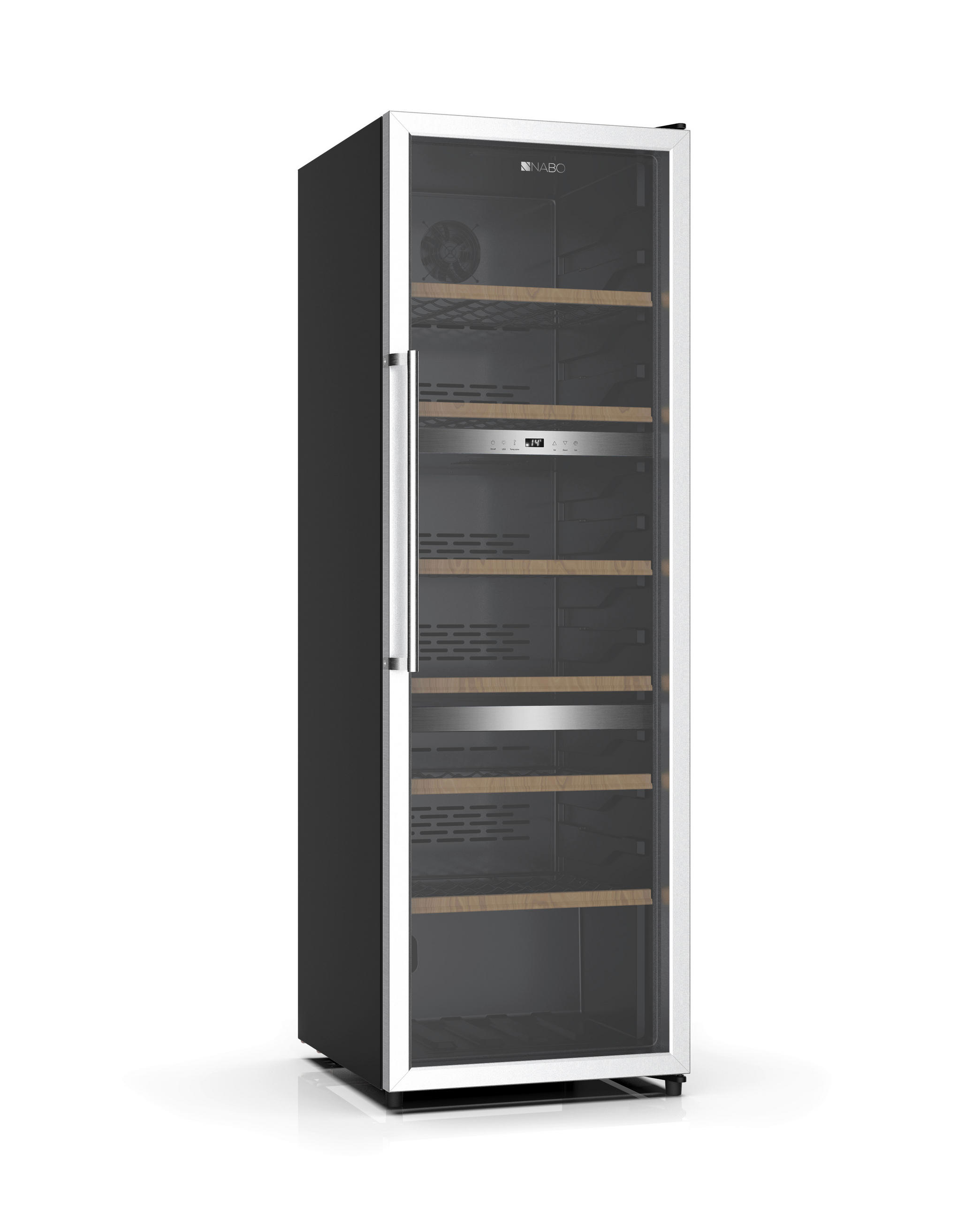 WEINKÜHLSCHRANK WS2830  - Schwarz, Basics, Metall (54/167,6/64cm) - Nabo