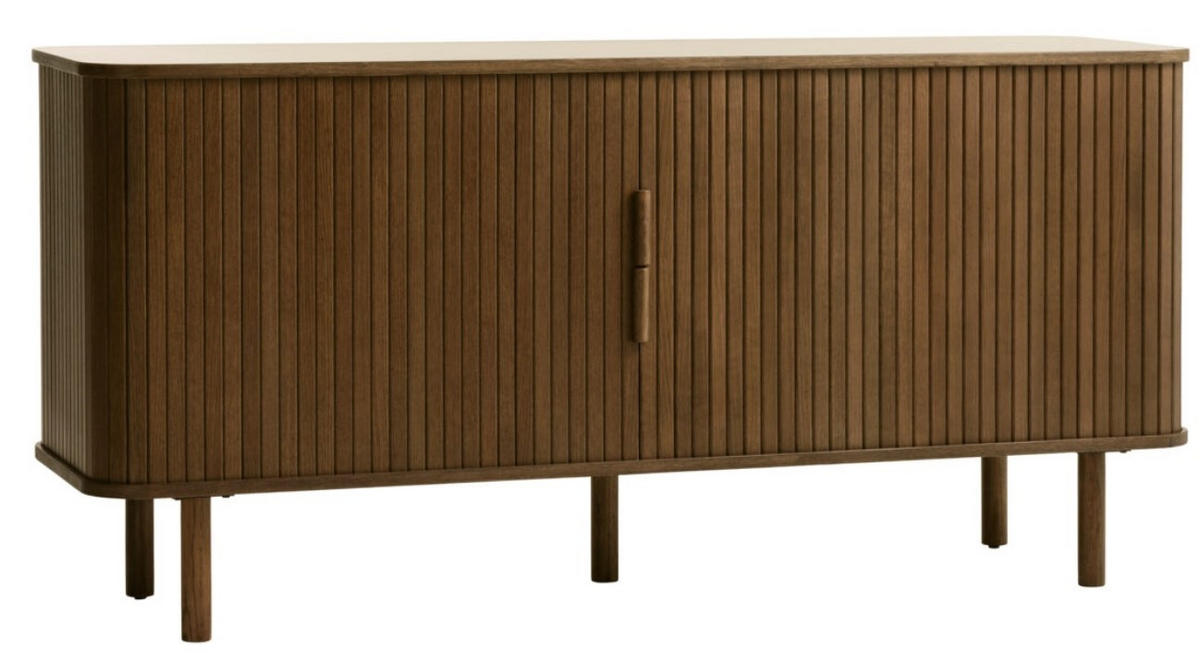 SIDEBOARD mörkbrun  160/76/45 cm  - mörkbrun, Design, trämaterial/trä (160/76/45cm) - Niels Andersson
