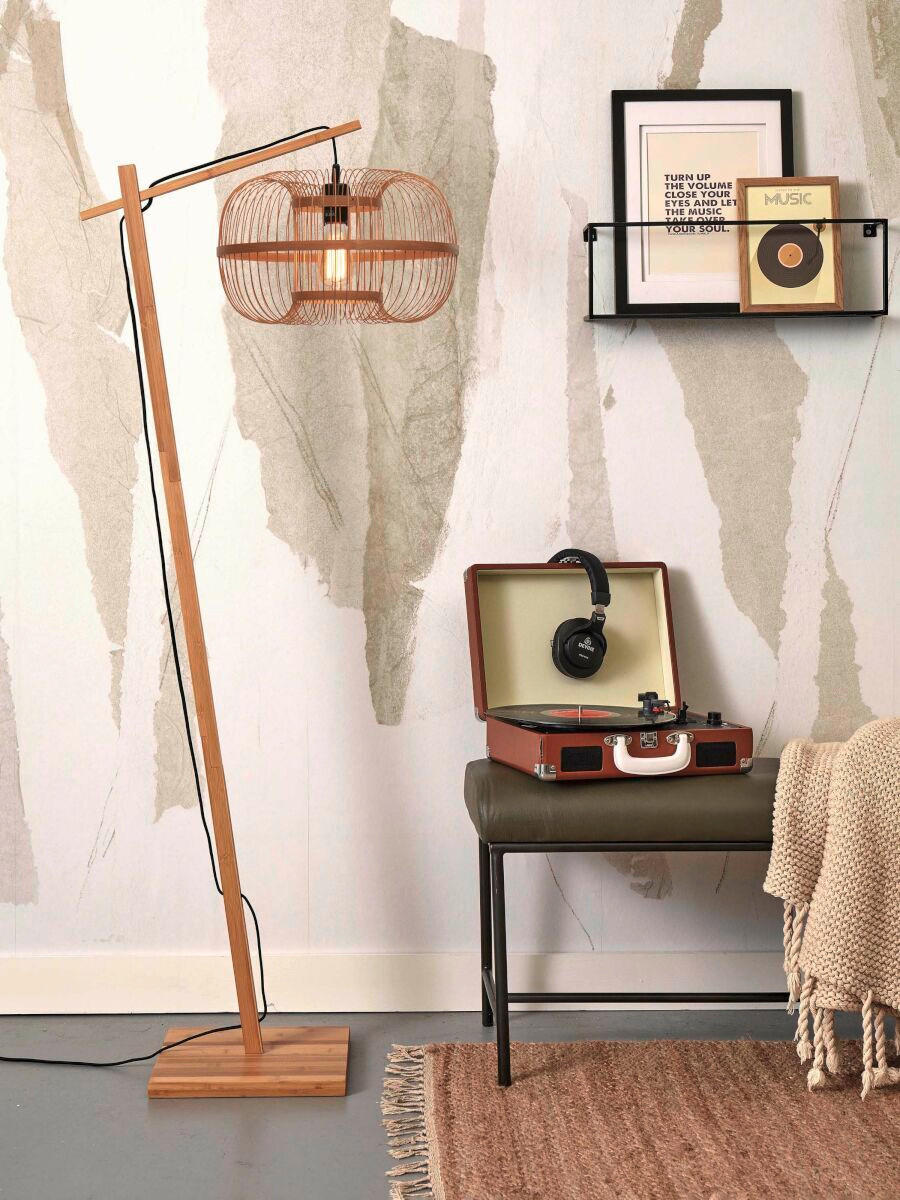 GOLVLAMPA GOOD&MOJO     - naturfärgad, Trend (150/38/55cm) - Good & Mojo