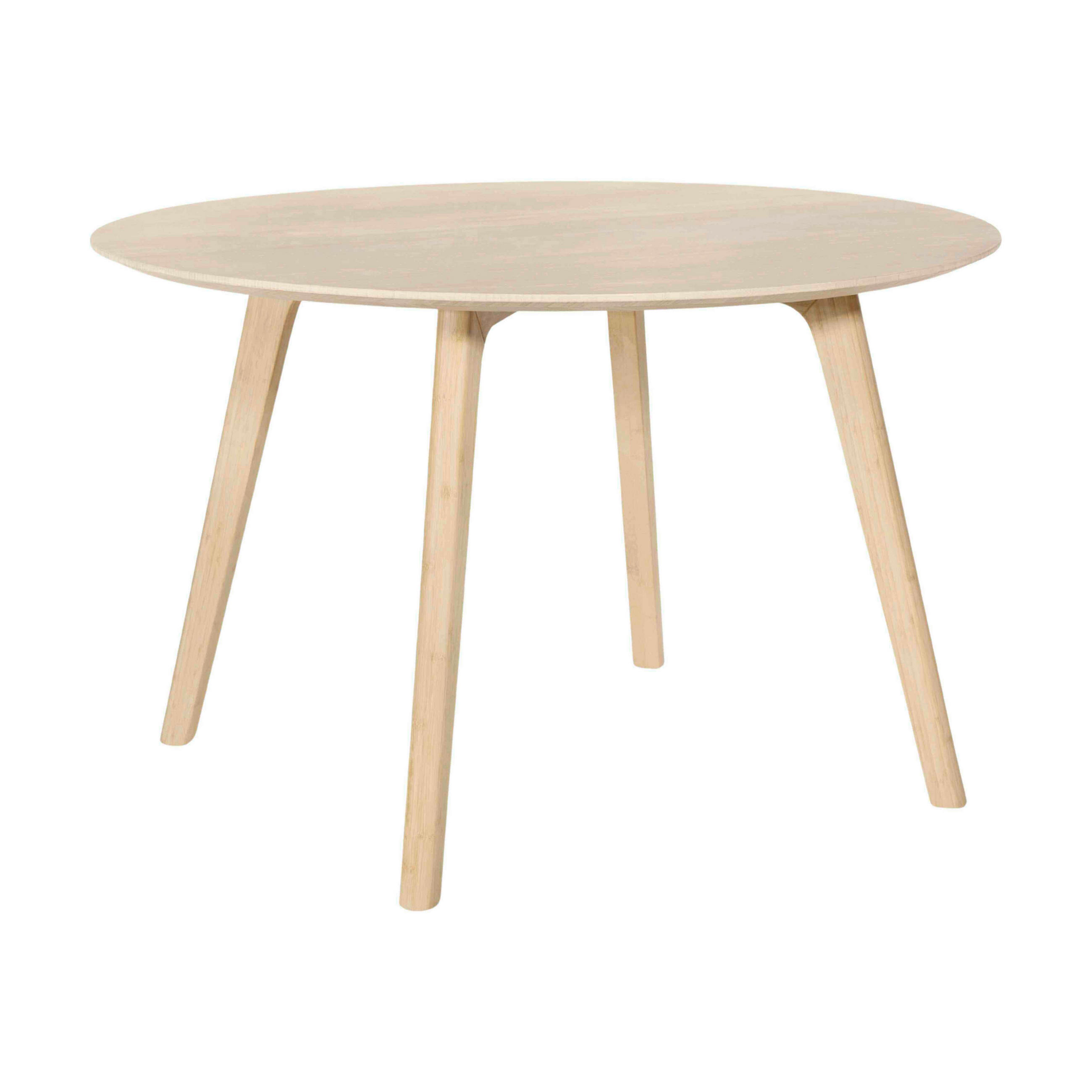 ESSTISCH Echtholz  Holz rund Naturfarben  - Naturfarben, Design, Holz (120/75cm) - Livetastic