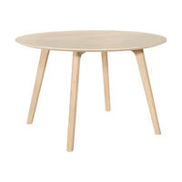 ESSTISCH Echtholz  Holz rund Naturfarben  - Naturfarben, Design, Holz (120/75cm) - Livetastic