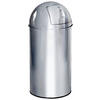 ABFALLSAMMLER 35 L  - Chromfarben/Schwarz, Basics, Kunststoff/Metall (30/66/30cm) - MID.YOU