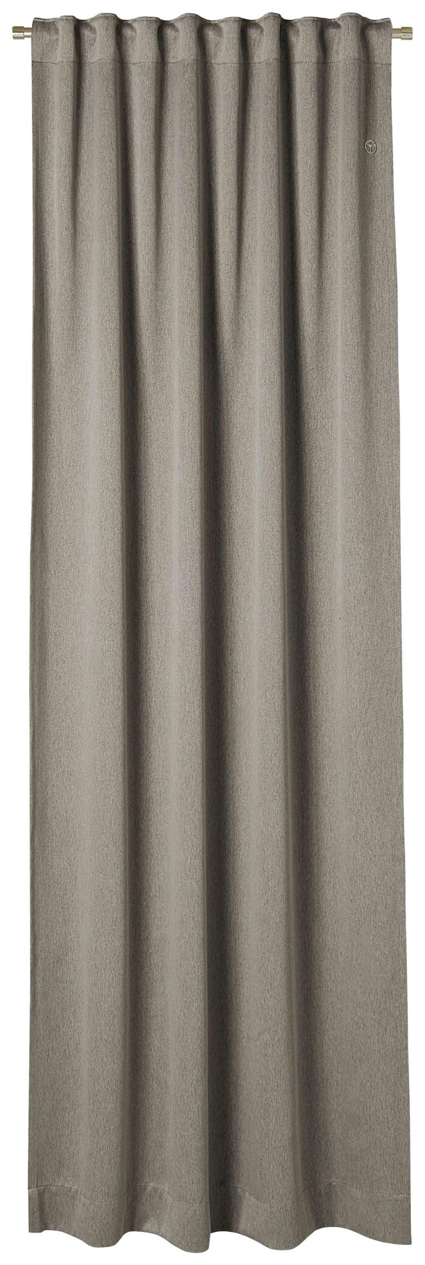 HOTOVÝ ZÁVES, nepriehľadné, 130/250 cm - bahenná hnedá, Design, textil (130/250cm) - Joop!