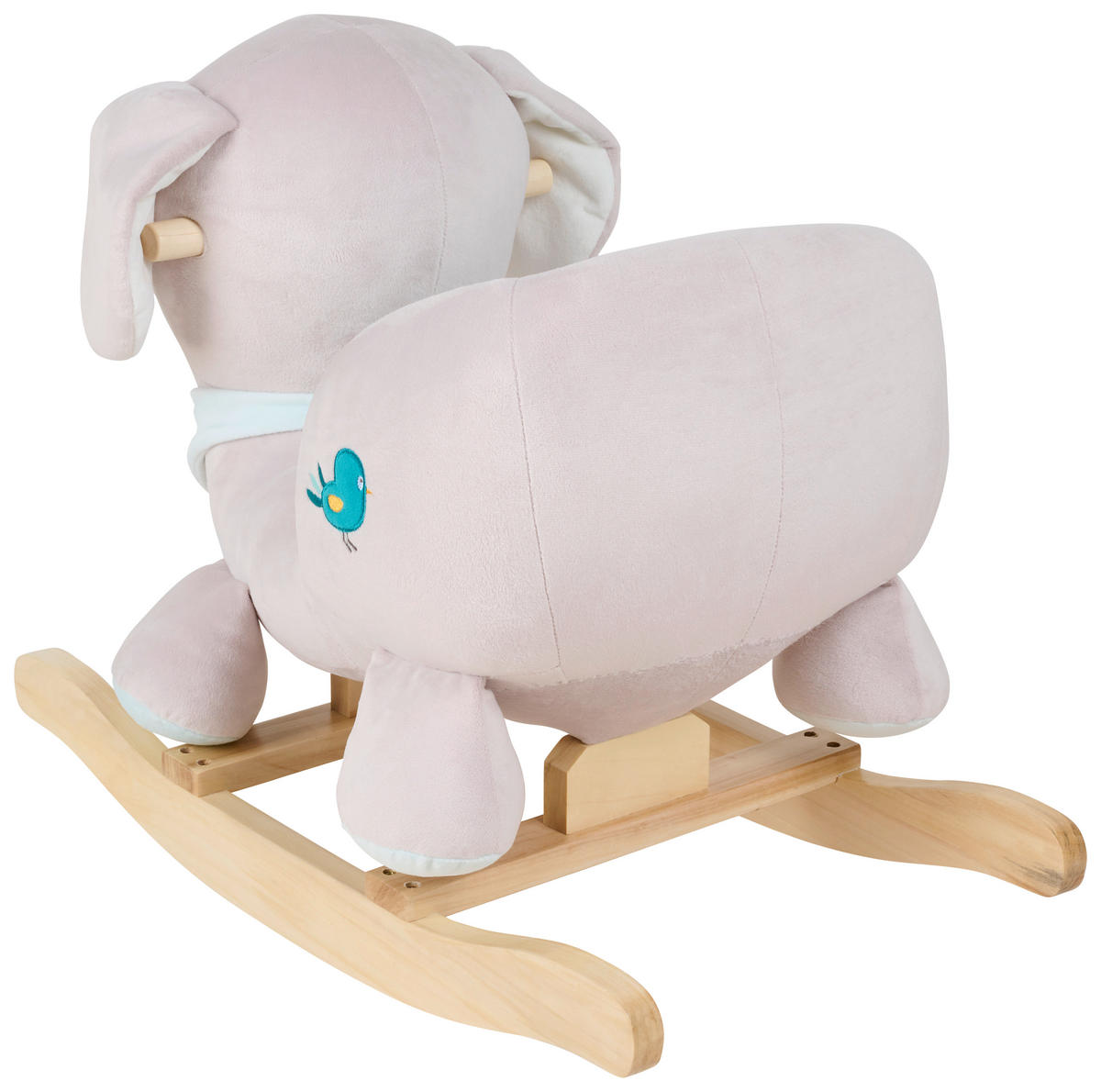 HOUPACÍ ZVÍŘÁTKO - béžová, Trend, kov/dřevo (58/33/46cm) - Patinio