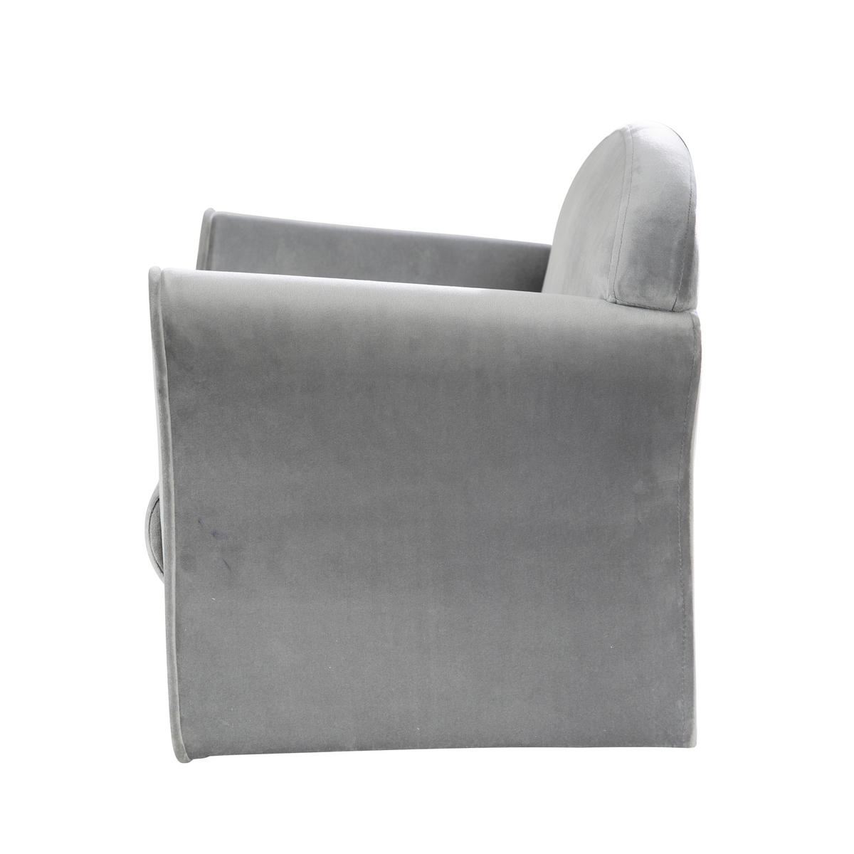 KINDERSESSEL - Silberfarben/Grau, Basics, Textil (49/43/39cm) - Roba