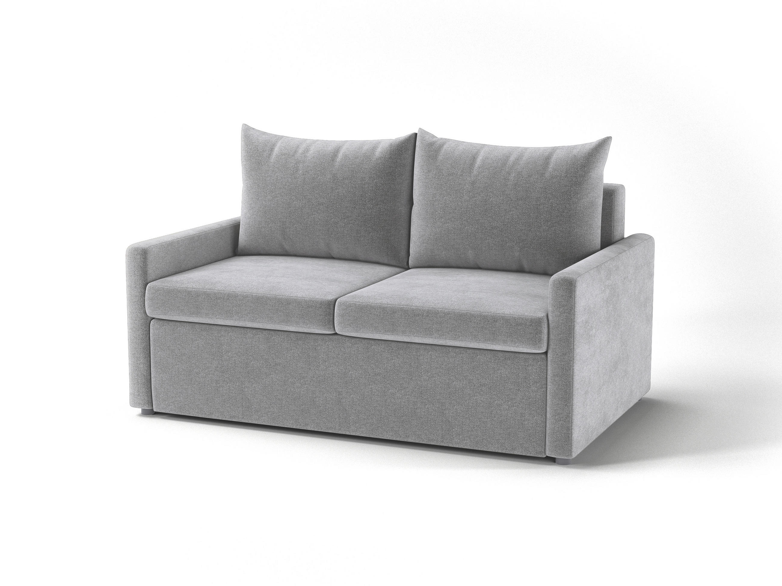 SCHLAFSOFA Flachgewebe Grau  - Schwarz/Grau, Design, Kunststoff/Textil (152/89/92cm) - MID.YOU