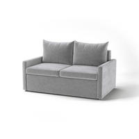 SCHLAFSOFA Flachgewebe Grau  - Schwarz/Grau, Design, Kunststoff/Textil (152/89/92cm) - MID.YOU