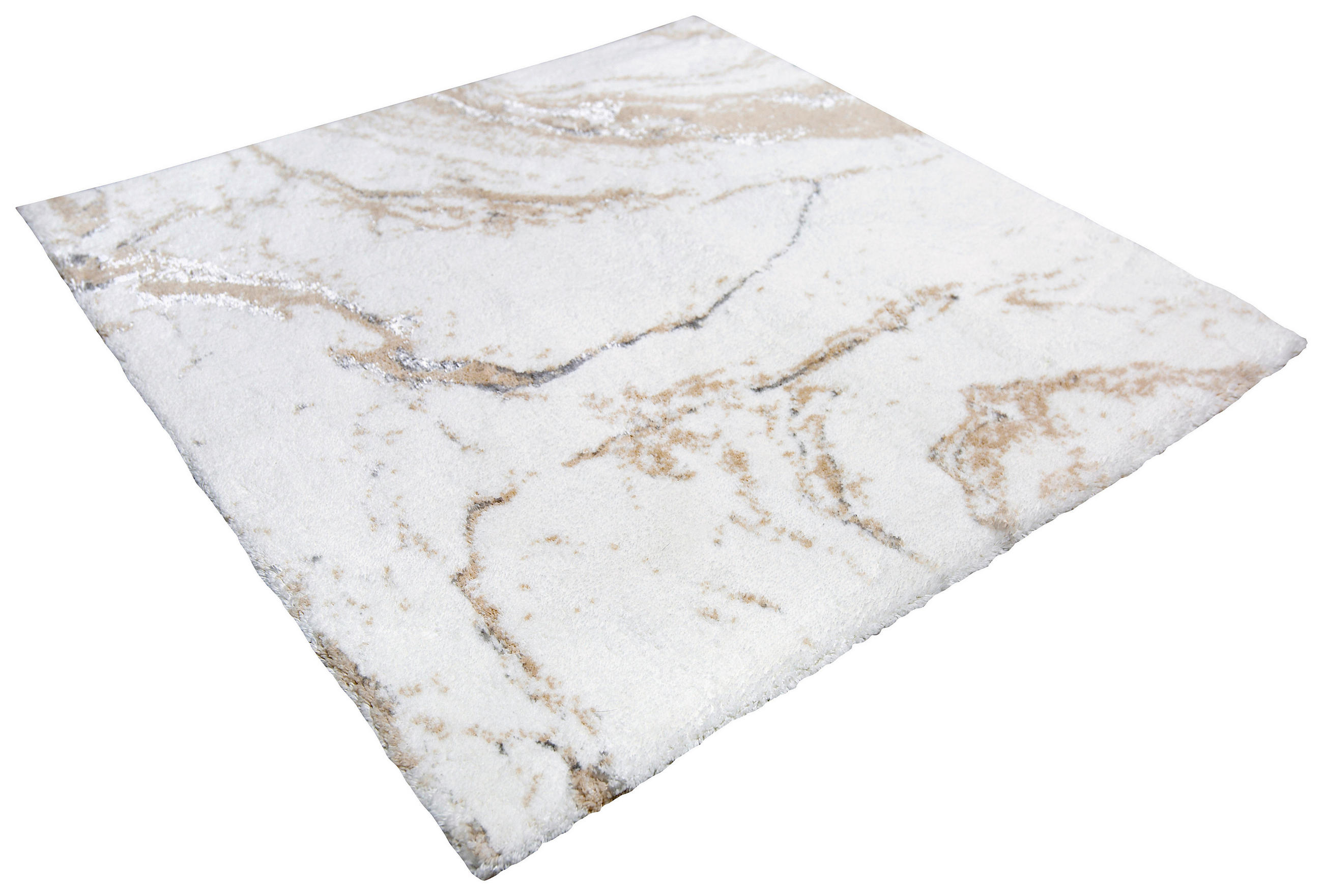 KÚPEĽŇOVÁ PREDLOŽKA, 60/60 cm - prírodná farba/strieborná, Konventionell, textil (60/60cm) - Esposa