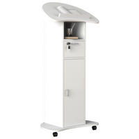 STEHPULT 56/110/37 cm  in Weiss  - Weiss, Modern, Holzwerkstoff (56/110/37cm) - MID.YOU