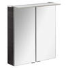 SPIEGELSCHRANK 60/69,5/23,5 cm  - Dunkelbraun/Silberfarben, MODERN, Glas/Holzwerkstoff (60/69,5/23,5cm) - MID.YOU