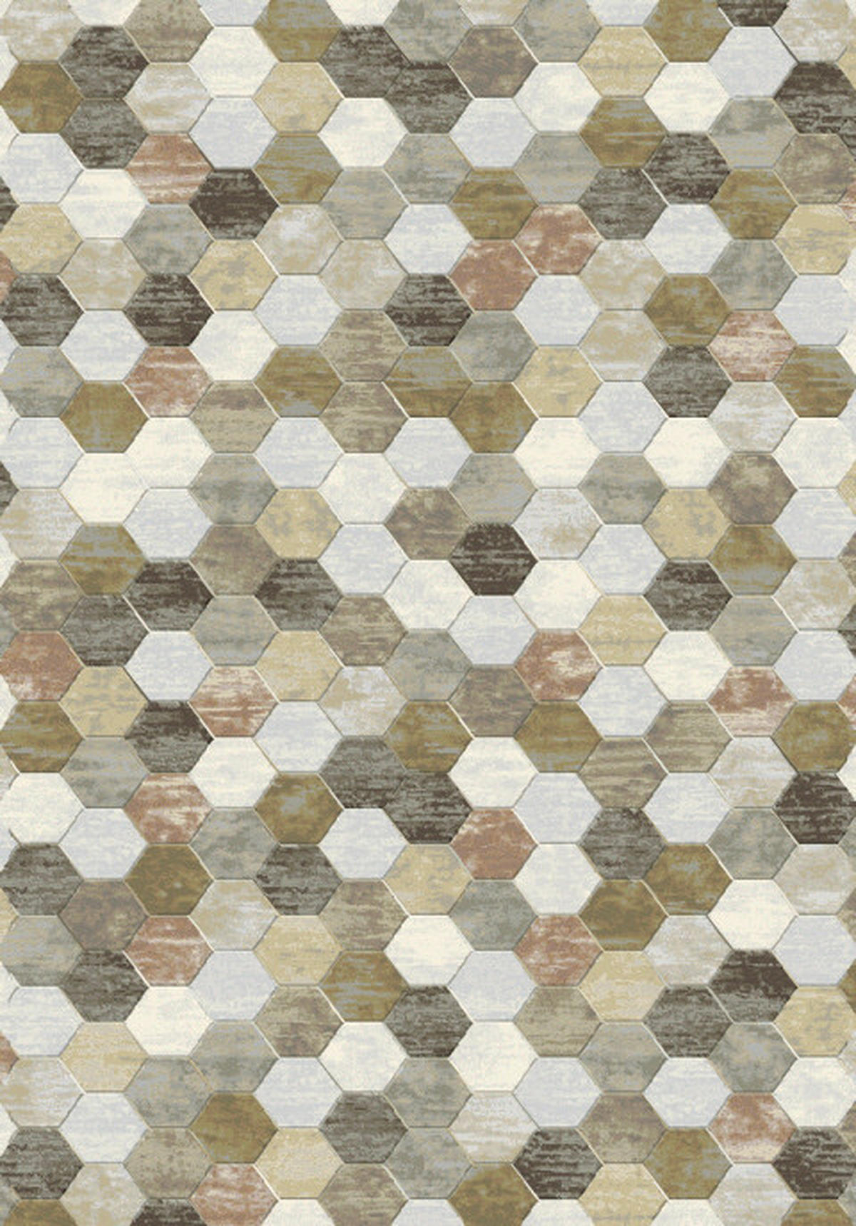 WEBTEPPICH 80/150 cm Catania Braun, Creme, Beige  - Beige/Creme, KONVENTIONELL, Textil (80/150cm)