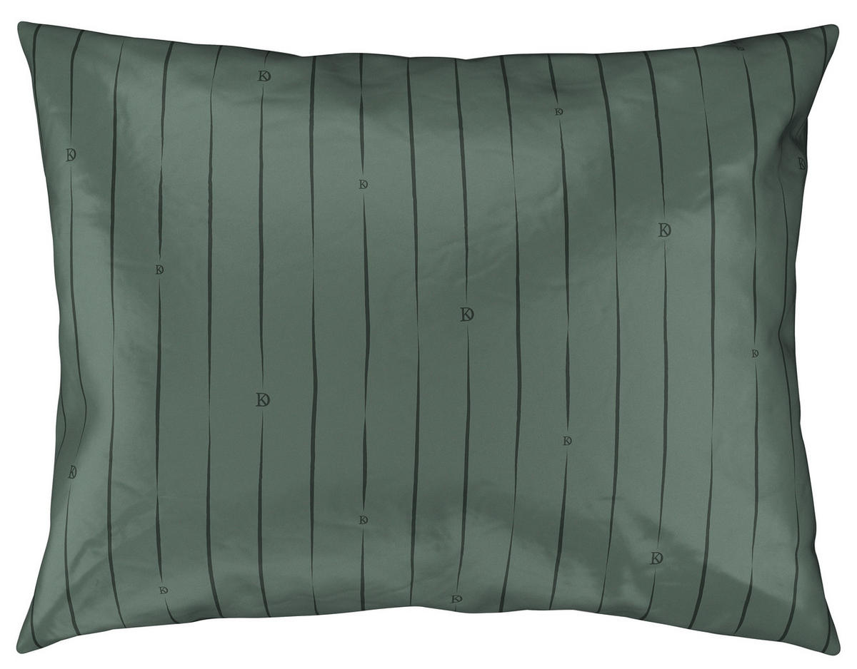 POSTELJINA SA DVA LICA STRIPES DK 140/200 cm saten zelena  - zelena, Osnovno, tekstil (140/200cm) - Dieter Knoll