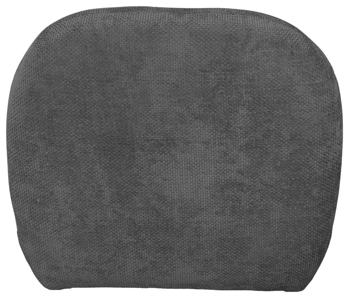 SESSEL in Struktur Dunkelgrau  - Dunkelgrau/Schwarz, Basics, Textil/Metall (85/74/85cm) - Livetastic