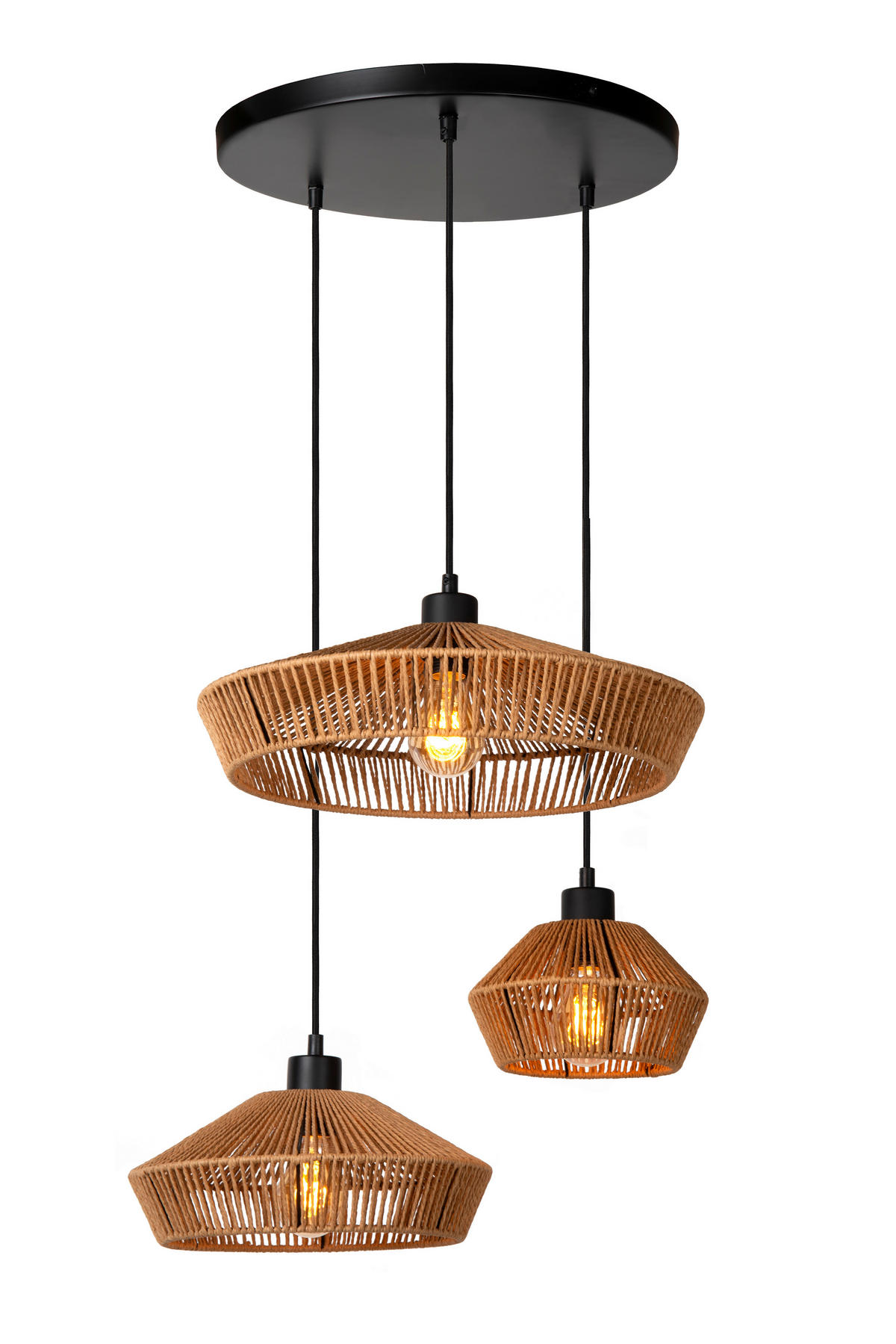 PENDELLEUCHTE YUNKAI 60/60/145 cm   - LIFESTYLE, Papier (60/60/145cm) - Lucide