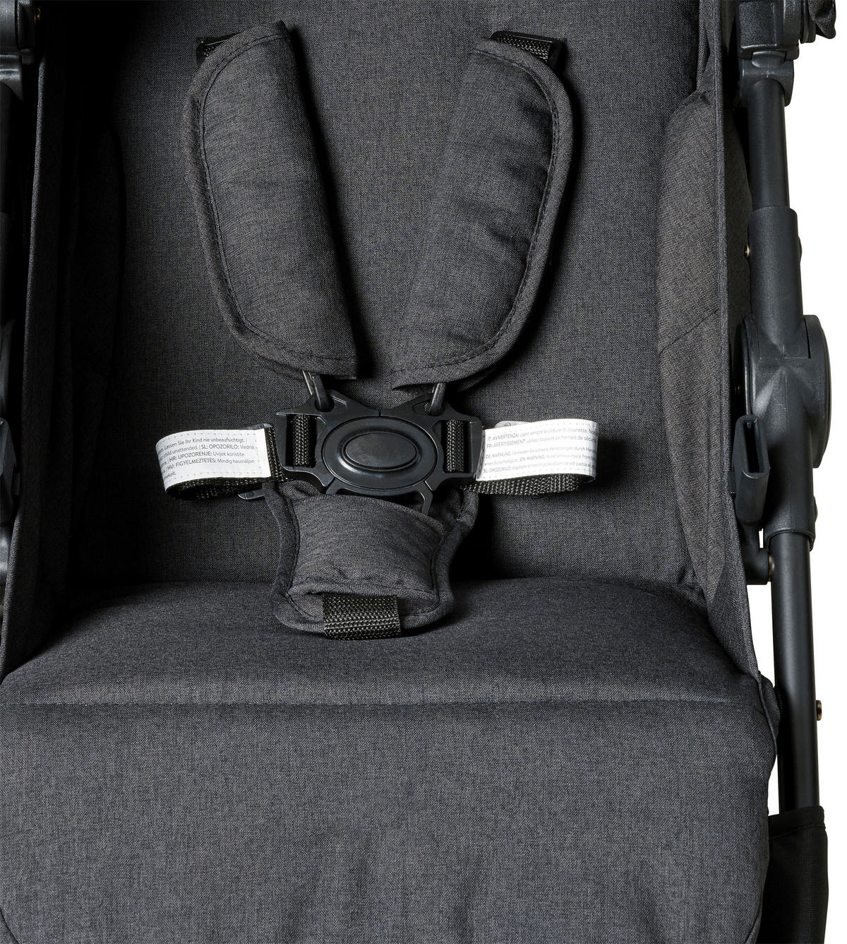 ZWILLINGSWAGEN Jimmy Duo  - Schwarz, Basics, Kunststoff/Textil (80/63,5/105cm) - Jimmylee