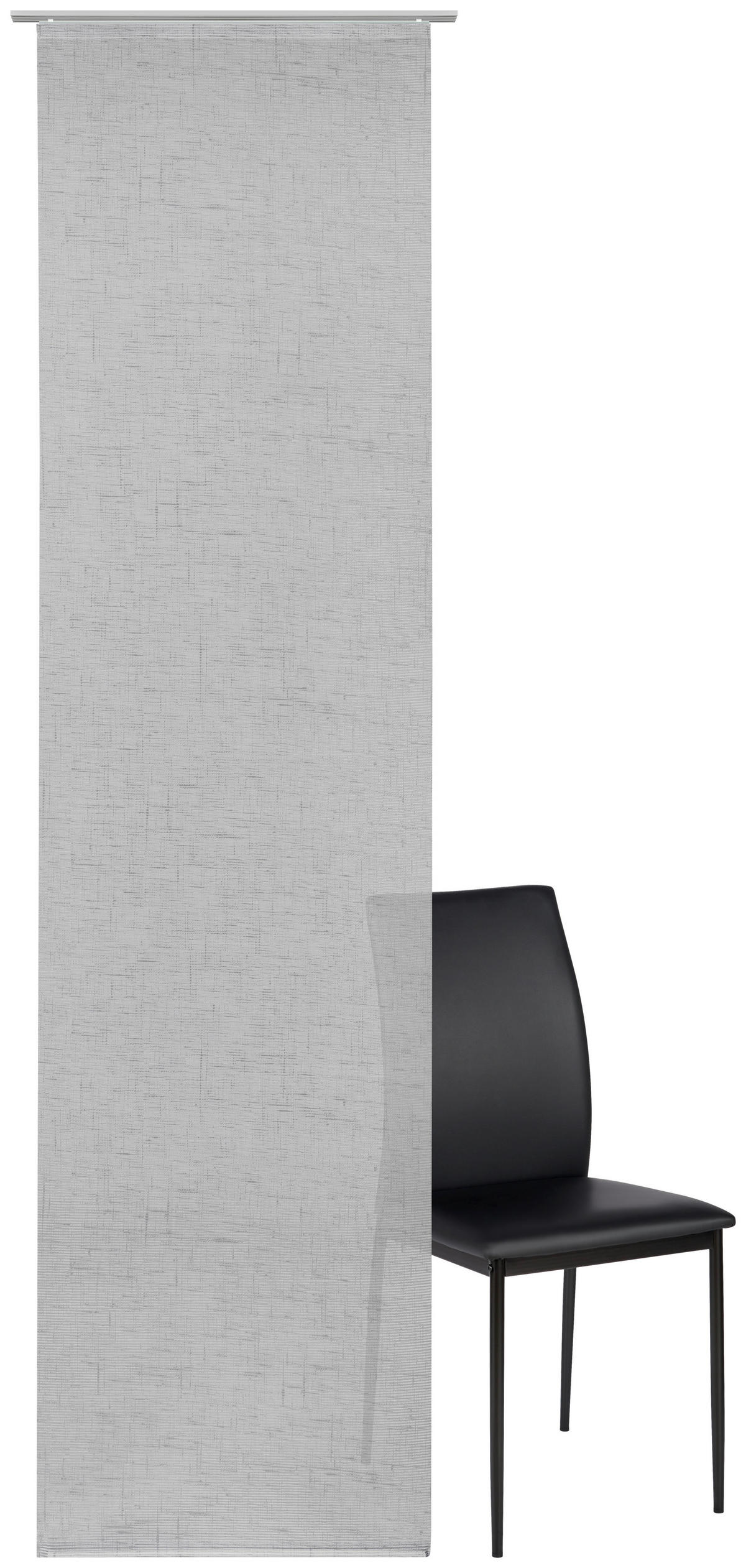 FLÄCHENVORHANG   halbtransparent   60/245 cm  - Silberfarben, Basics, Textil (60/245cm) - Novel