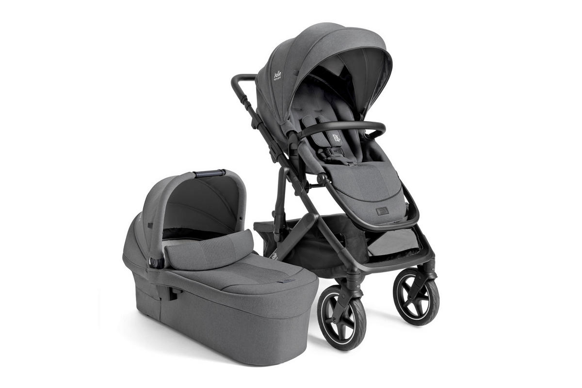 KINDERWAGENSET  Vinca Bundle  Ebony  - Blaugrau/Schwarz, Basics, Kunststoff/Metall (60/108/97cm) - JOIE SIGNATURE